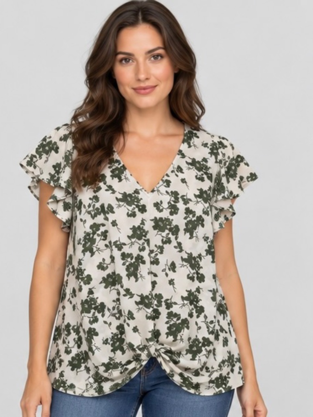 West Key Floral Blouse – Large eBay Title West Key Women’s Large Floral Blouse